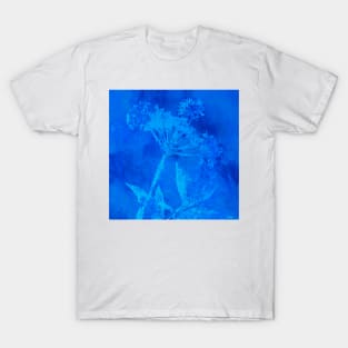 Neon Blue Cow Parsley T-Shirt